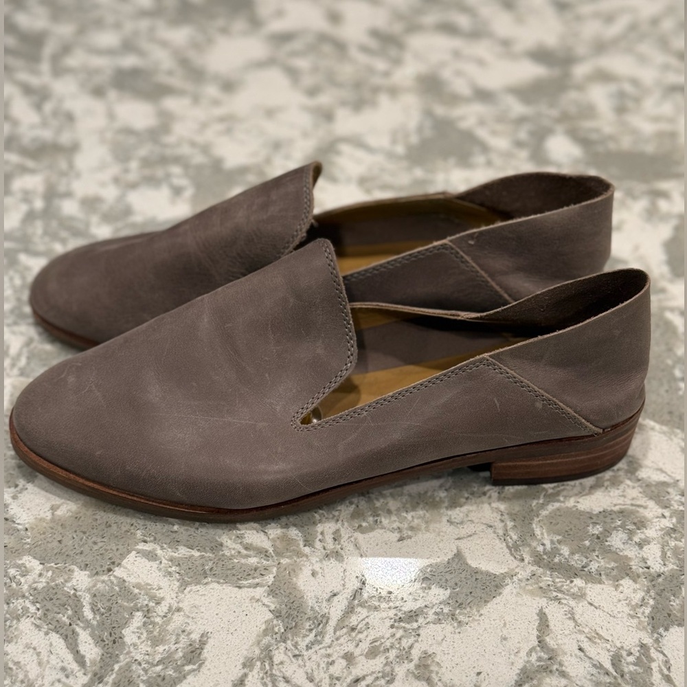 Perfectly Distressed Leather Loafers